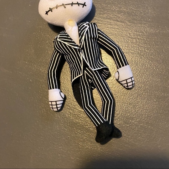Jack Skellington Keychain The Nightmare Before Christmas Plush Halloween Disney - Picture 8 of 8